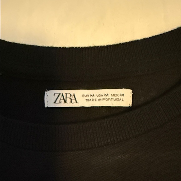 Zara Black Men's T-Shirt Medium - Picture 3 of 3